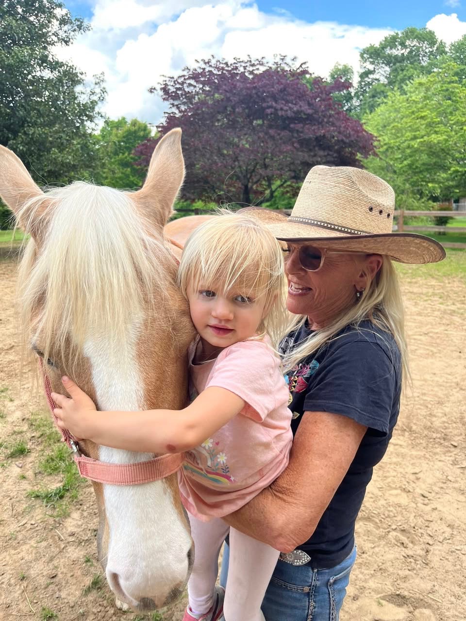 A quiet moment with a gentle giant