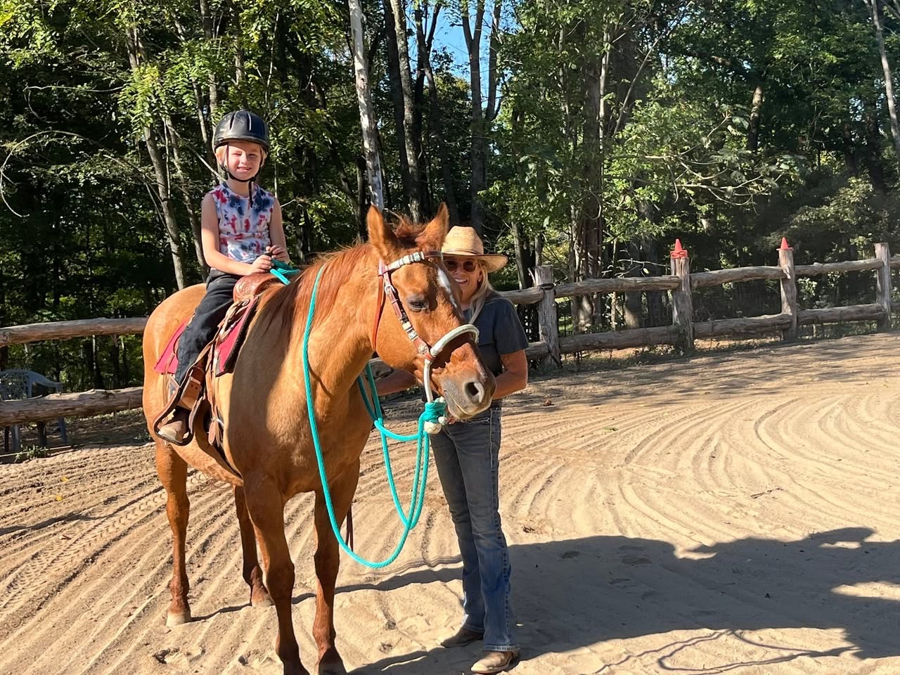 First ride with a coach's steady hand